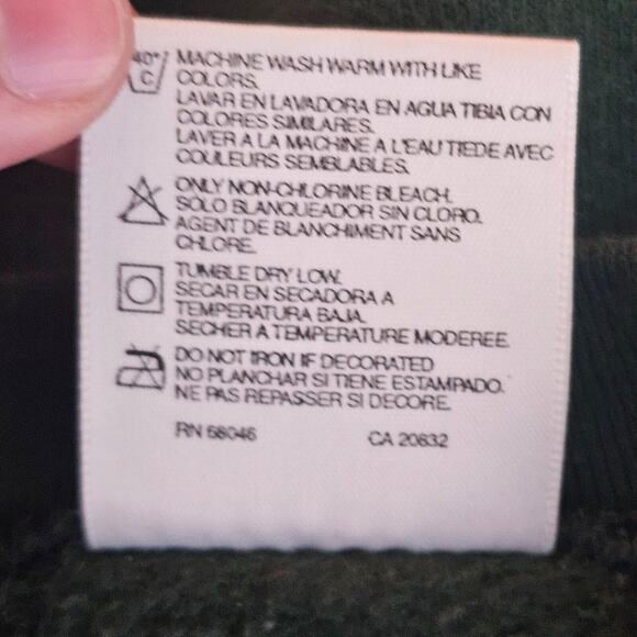 Vintage 1999 Looney Tunes New Millennium Sweatshirt M Pullover Green 2000 Tultex - Picture 7 of 9